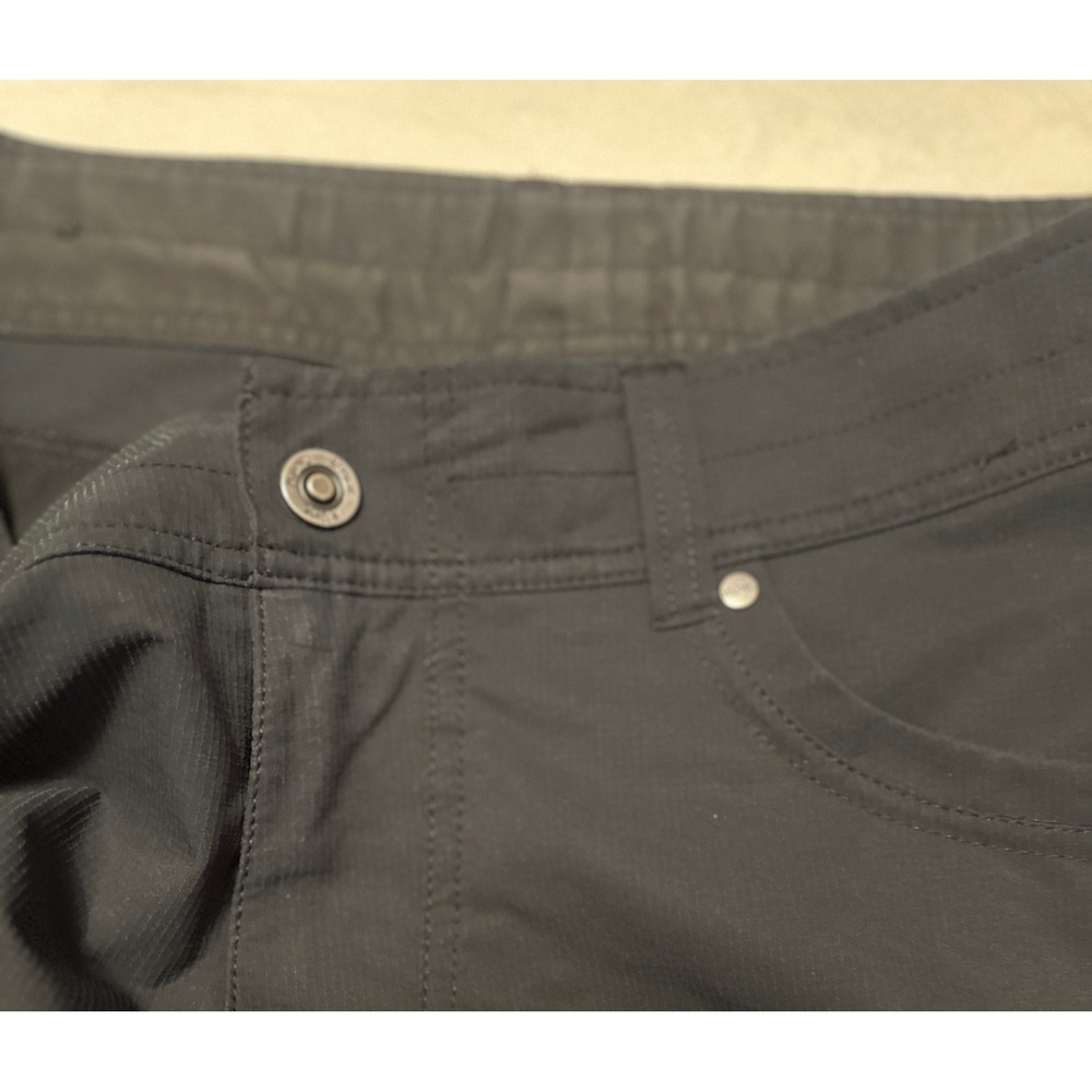 Kuhl Renegade Shorts Mens 34 Black Softshell Hiking Outdoor Technical Cargo - Picture 12 of 15